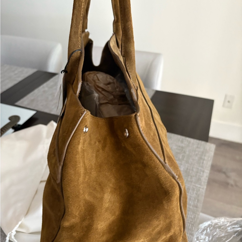 NWT Limited Edition Zara Suede leather bag - Picture 10 of 13